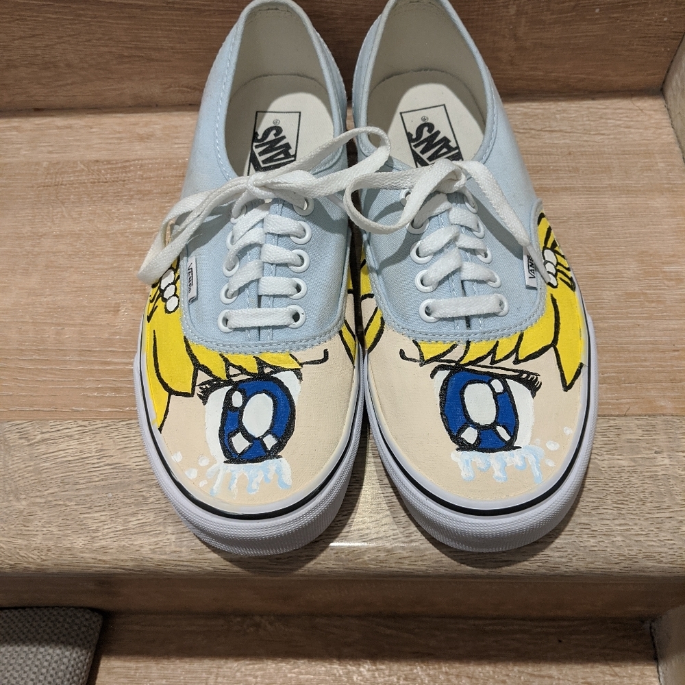 Sailor moon custom vans